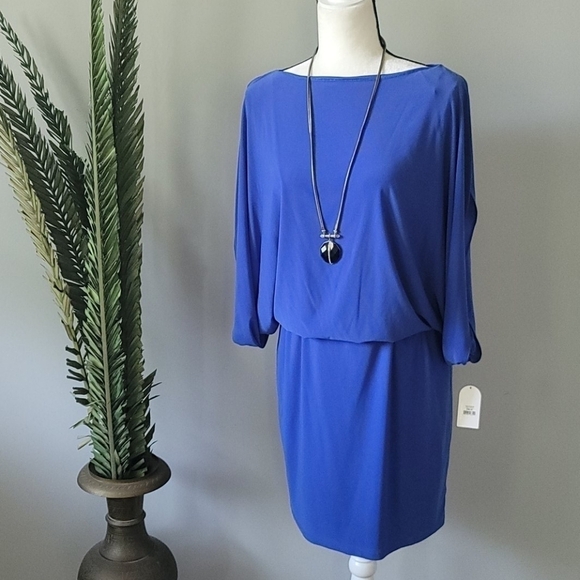 Jessica Simpson indigo cutout back dress NWT - Picture 3 of 15